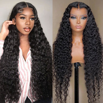 Neobeauty 150% Density Human Hair HD Lace Wigs Water Wave 13x4 Lace Frontal Wig Virgin Hair
